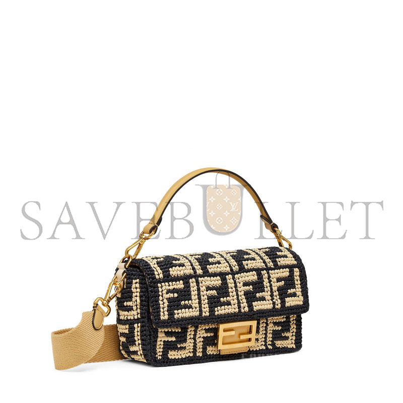 FENDI BAGUETTE BAG IN BLACK FF 8BR600AKBYF1HOG (27*15*6cm)